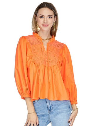 Lace Patch Top