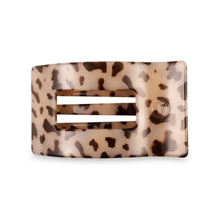 Flat Rectangle Hair Clip Medium Blonde Tortoise