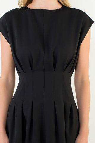 Black Pleated Dress