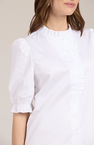 Gwen Cotton Ruffle 3/4 Sleeve