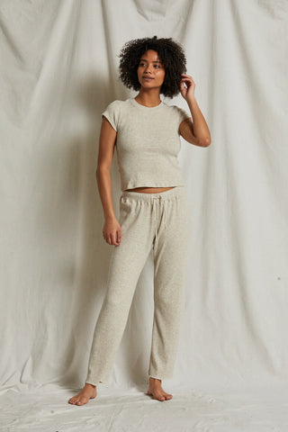T54 Monica Sweater Rib Baby Tee