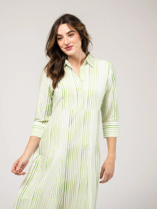 Alexa Dress - Roam - English Stripe