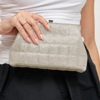 Karla Evening Bag - Silver