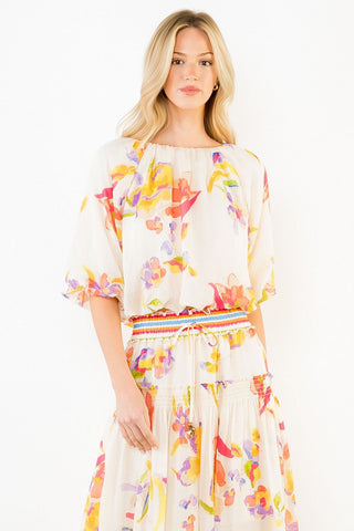 Loose Floral Top