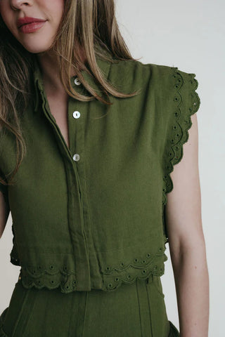 Summer Top Olive