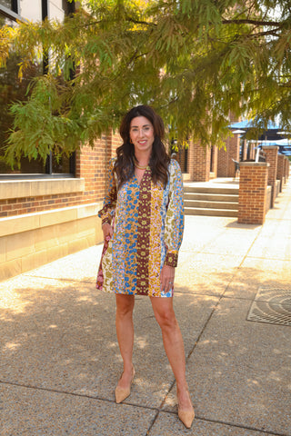 Kimmy Dress - Golden Bouquet