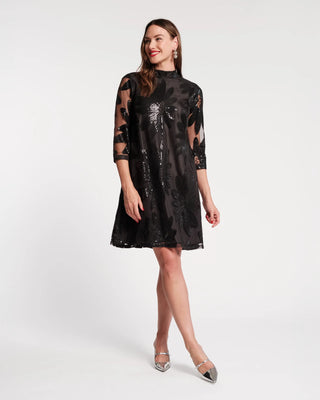 Diplomat Mini Dress Sequin Floral