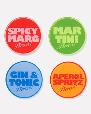 Drinks on Me Coasters